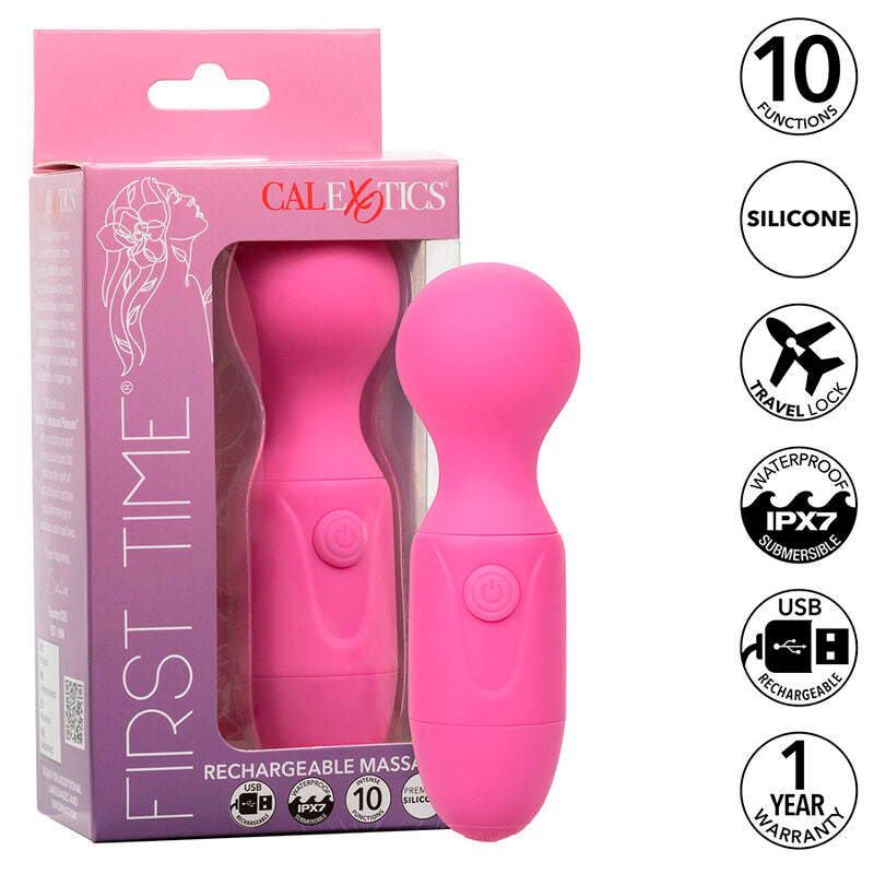 Masseur Wand Mini First Time Rose - Calexotics