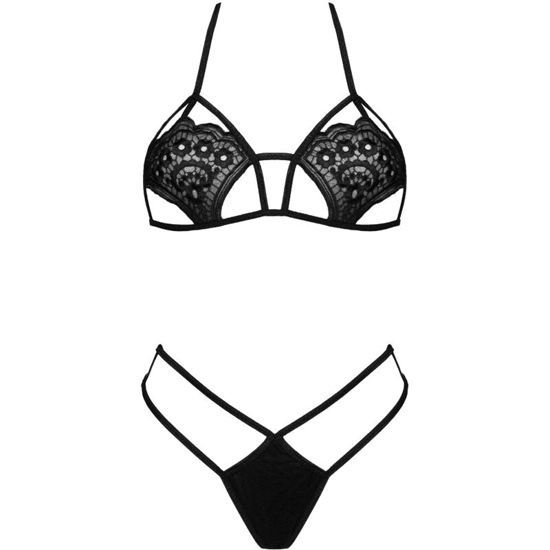 Ensemble Lingerie Jimena Noir Taille Unique - Livco Corsetti - LIVCO CORSETTI SETS