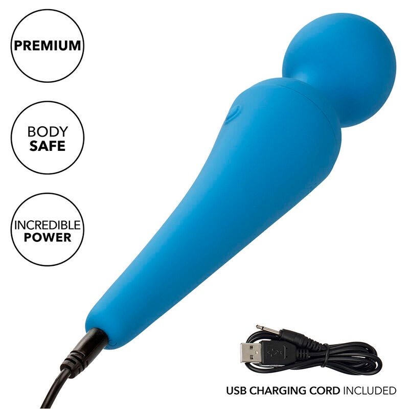 Masseur Wand Kit Body Wand Couture Bleu - Calexotics