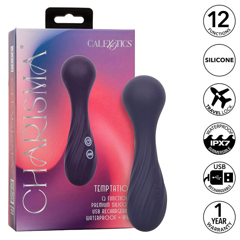 Masseur Vibrant Charisma Temptation Violet - Calexotics