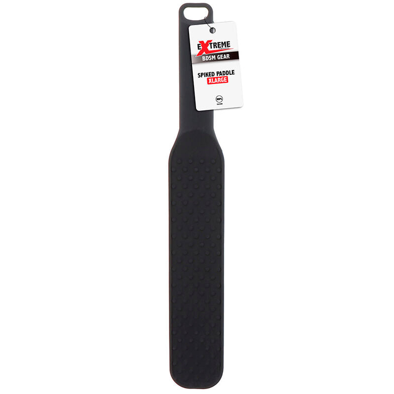 Hidden Desire - Paddle BDSM en Silicone avec Pointes - Noir