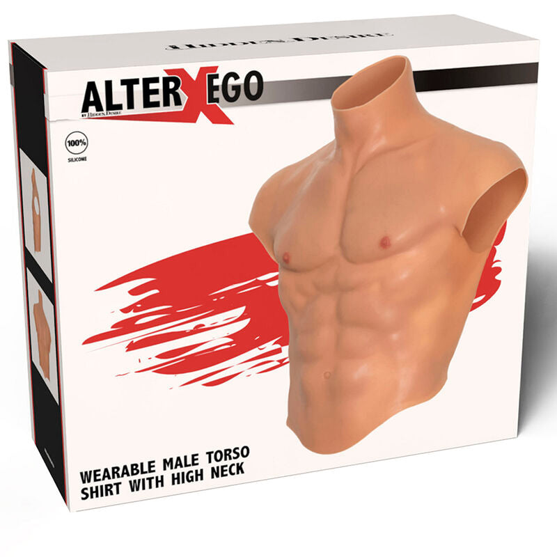 Prothèse Torse Masculin Alter Ego Silicone - Hidden Desire - HIDDEN DESIRE