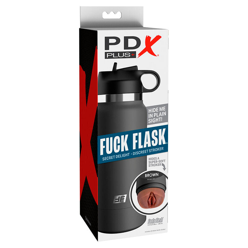 Masturbateur Fuck Flask Vaginal Marron - Pdx Plus