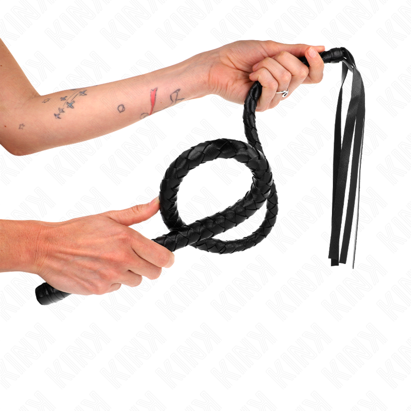 KINK - Fouet Bullwhip Noir - 110 cm