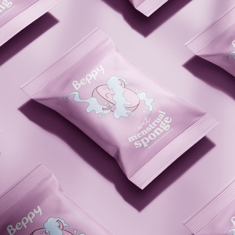 Beppy - Éponges Menstruelles Soft + Comfort WET - Boîte de 4