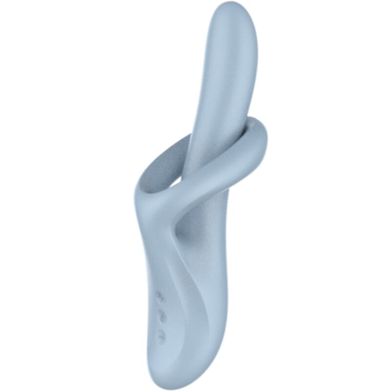 Vibromasseur Rabbit Heat Flex 4 Chauffant Bleu - Satisfyer