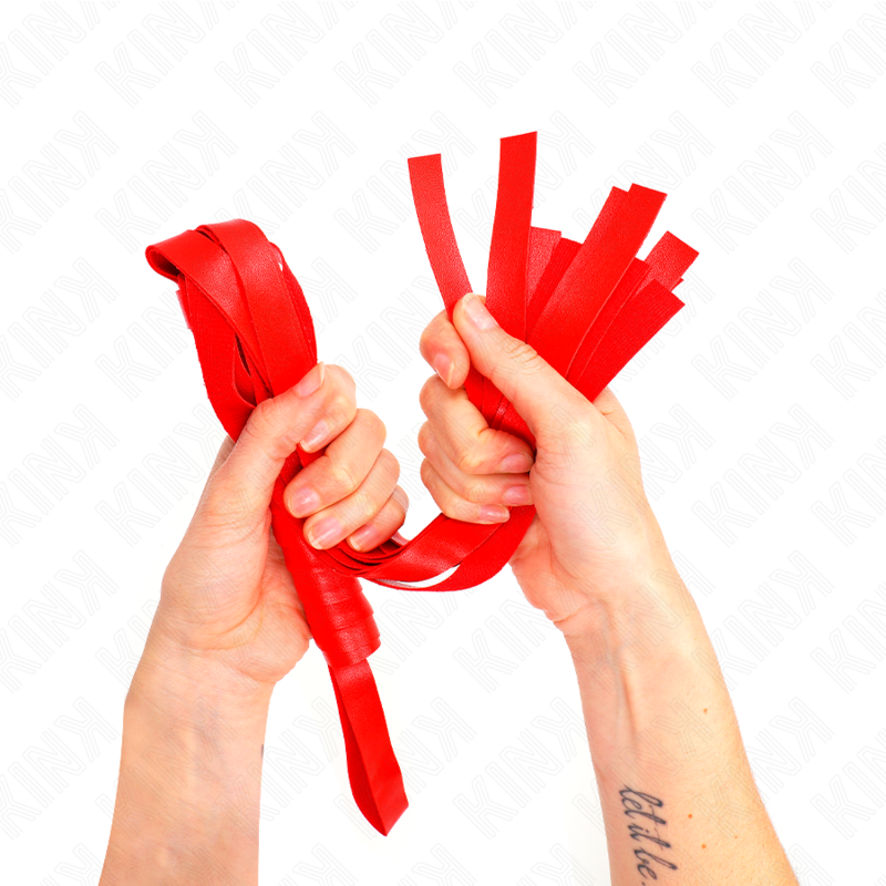 KINK - Martinet BDSM Rouge - 48,5 cm
