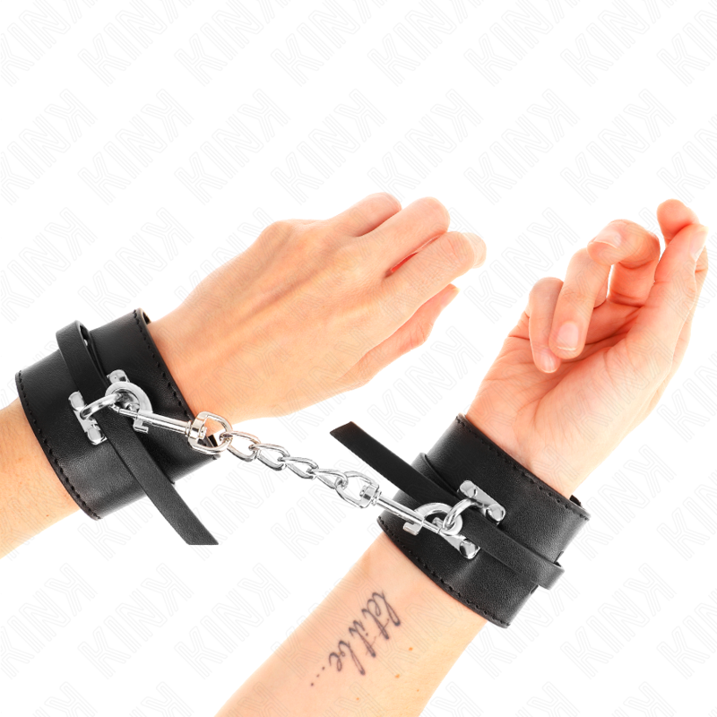 Appui-Poignets Verrouillables Deluxe Noir Ajustable - KINK - KINK WRIST RESTRAINT