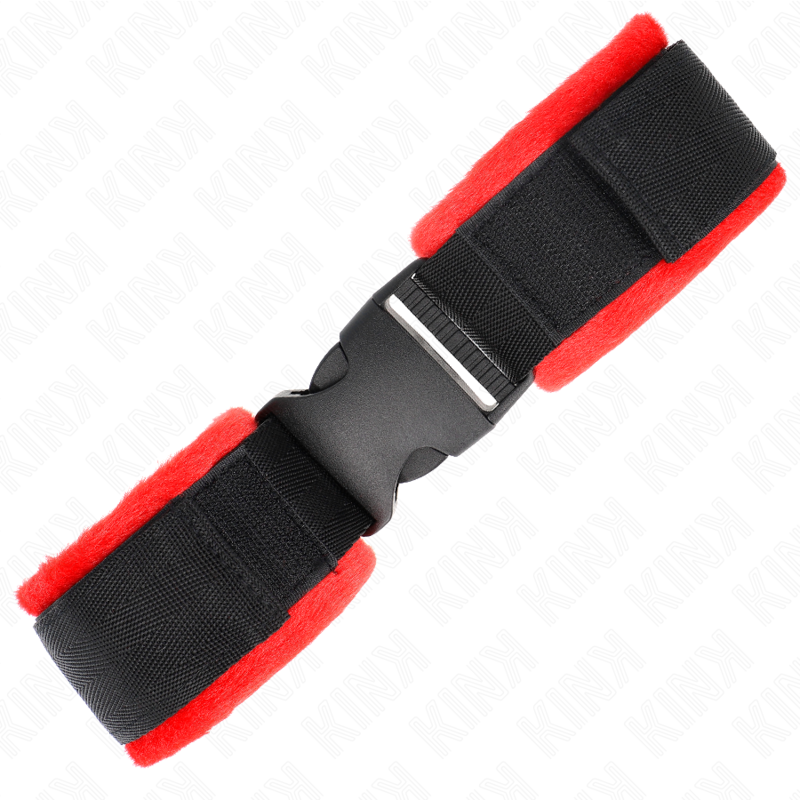 Bracelets BDSM Nylon Noir Ajustables 25-35cm - KINK - KINK WRIST RESTRAINT