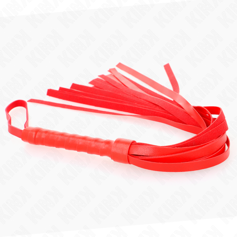 KINK - Martinet BDSM Rouge Simple - 45 cm