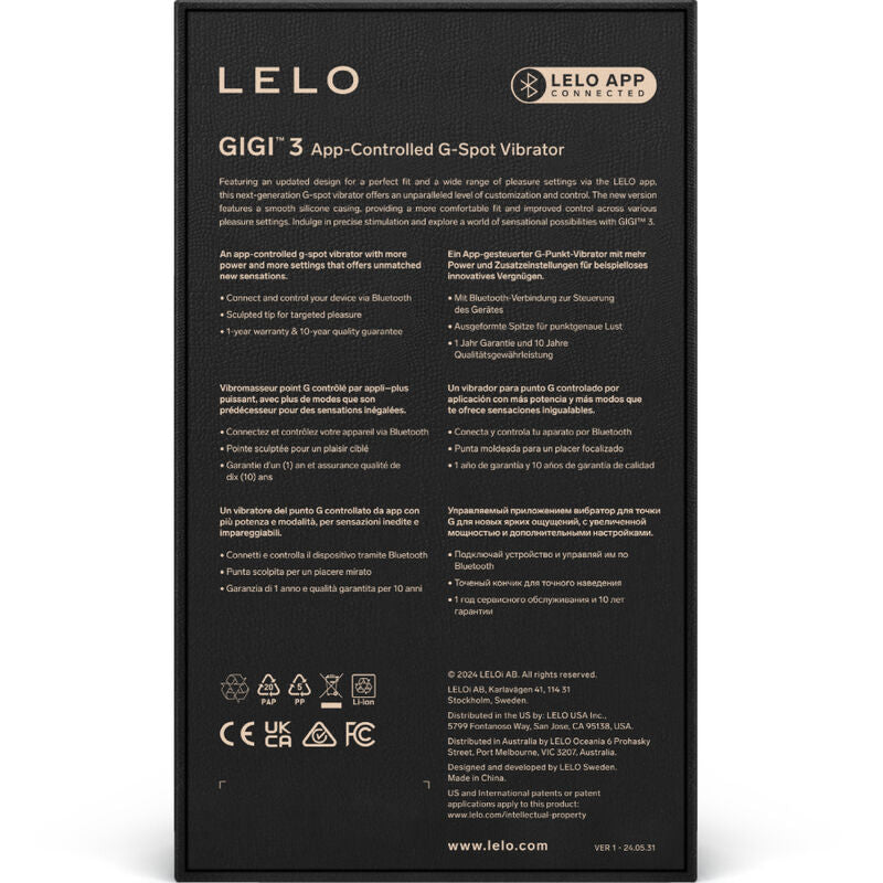 LELO - Stimulateur Point G Ultime GIGI 3 - Rose