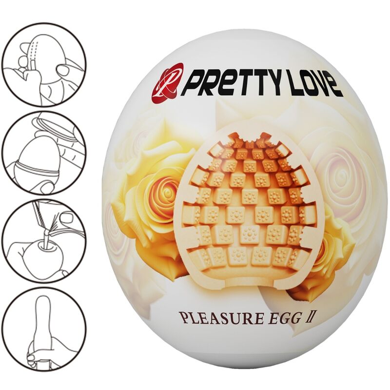 Masturbateur Masculin Pretty Love Œuf Chair - Pretty Love