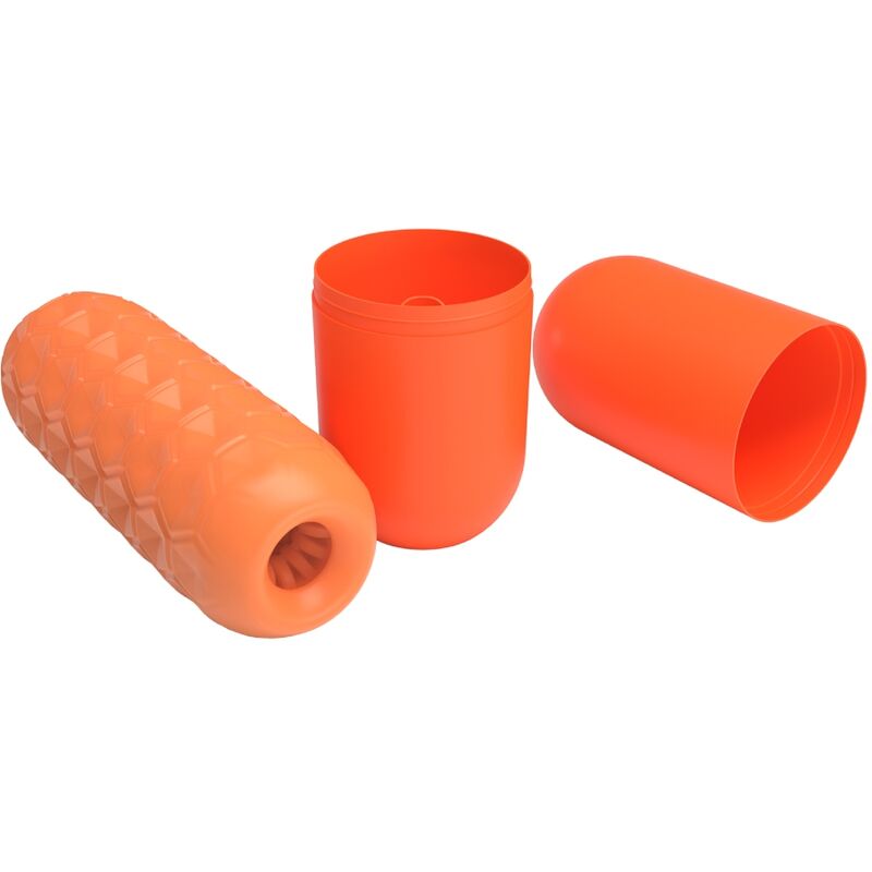 Masturbateur Masculin Pretty Love Double Boules Orange - Pretty Love