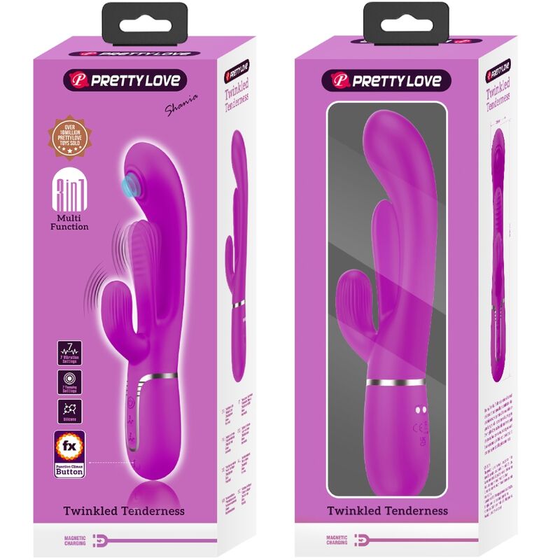 Vibromasseur Rabbit Multifonction Shania Rose - Pretty Love