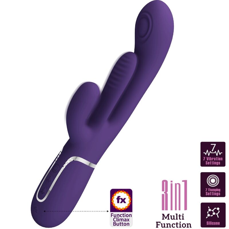 Stimulateur Rabbit Multifonction Shania Violet - Pretty Love