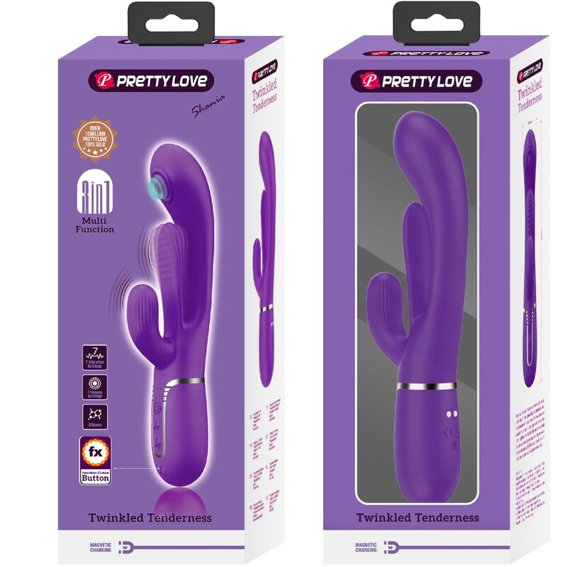Stimulateur Rabbit Multifonction Shania Violet - Pretty Love