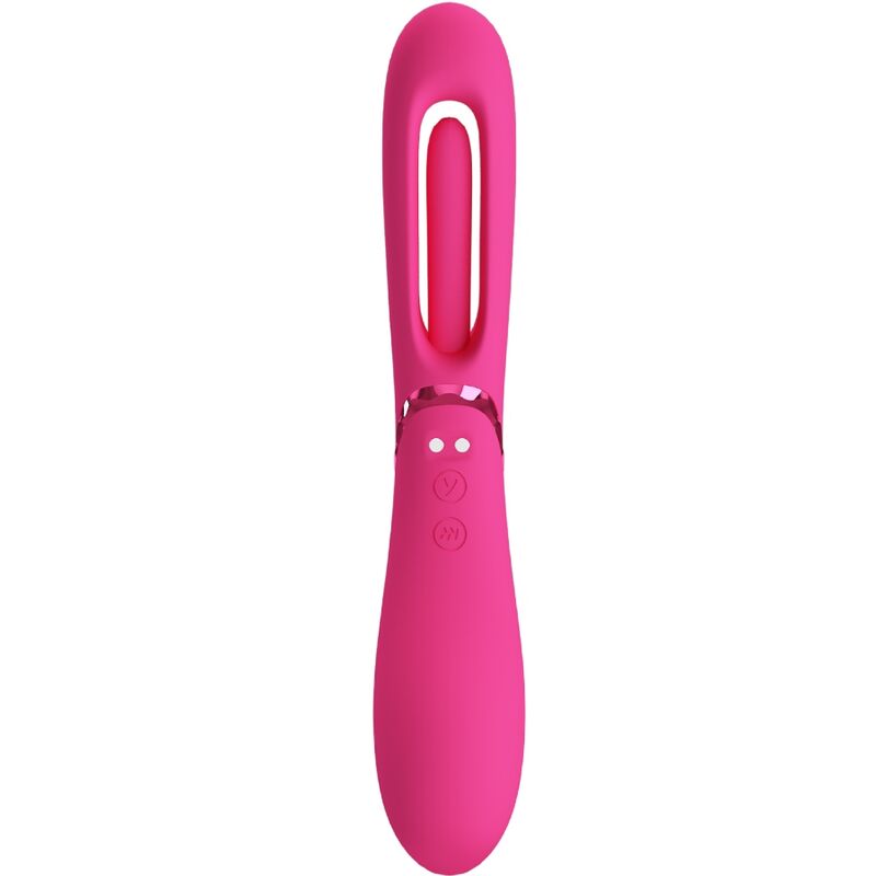 Vibromasseur point G Lexie 7 vibrations rose - Romance - ROMANCE