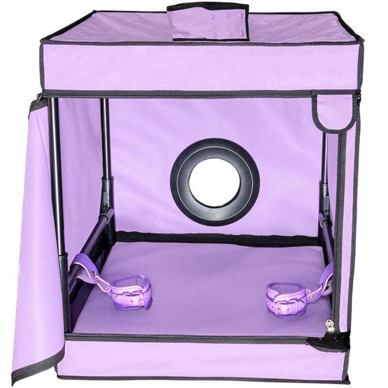 Secret Dome - Cabine BDSM Contrainte Bukkake - Violet et Noir