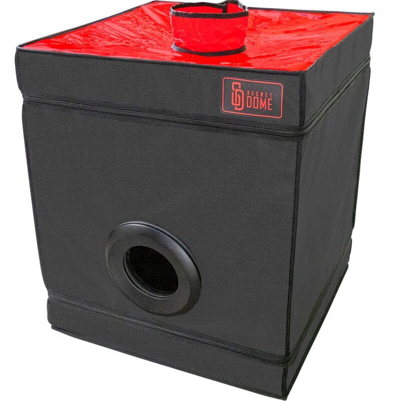 Secret Dome - Cabine BDSM Contrainte Bukkake - Rouge et Noir