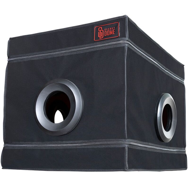 Secret Dome - Cabine BDSM Portable La Niche - Rouge et Noir