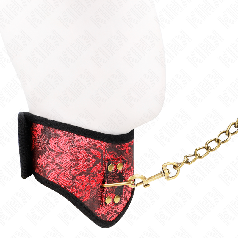 Collier BDSM Scandale avec Bracelet Dentelle 75cm - KINK - KINK COLLAR & GAG
