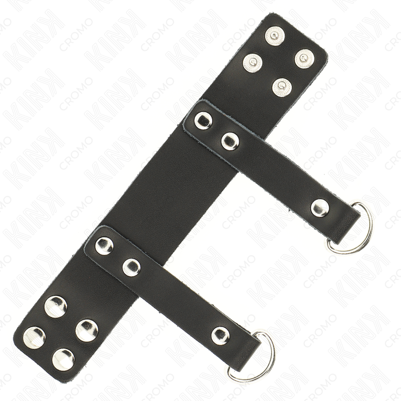 Anneau pénien avec anneaux en D 18,5 x 3,3 cm - Kink - KINK RING POWER