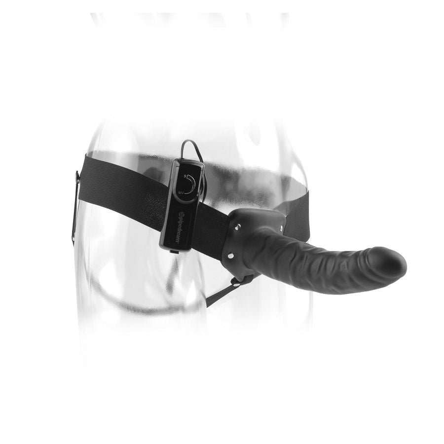 Gode-Ceinture Creux Vibrant Fetish Fantasy Noir 19cm - Fetish Fantasy