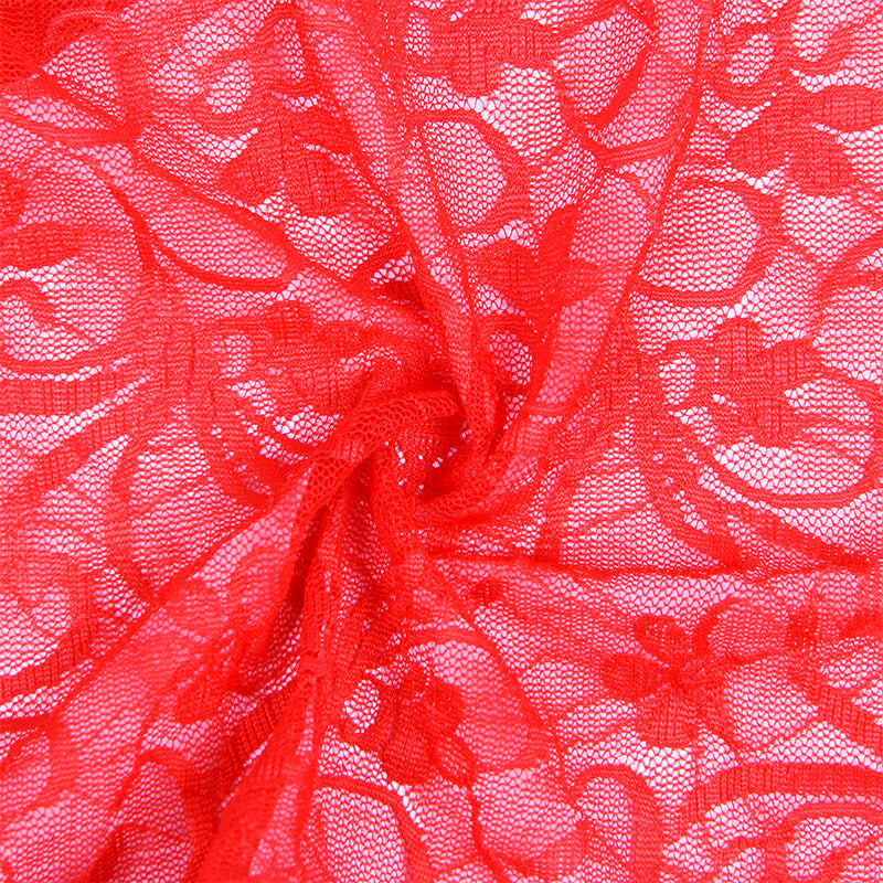 Babydoll en dentelle bretelles réglables rouge S/M - Subblime - SUBBLIME BABYDOLLS