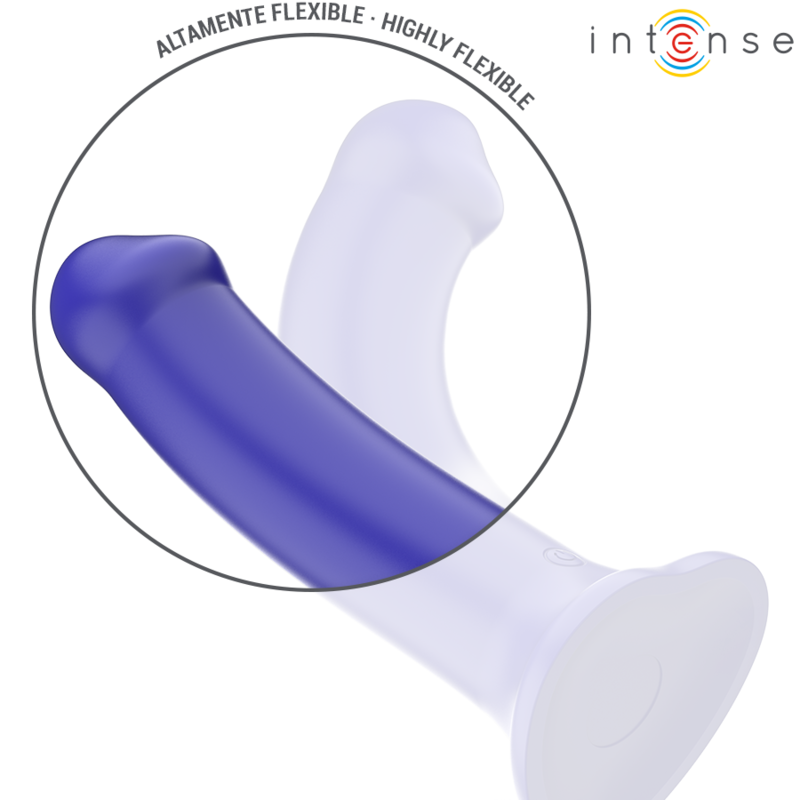 Vibromasseur Victoria Bleu Foncé avec Télécommande - Intense