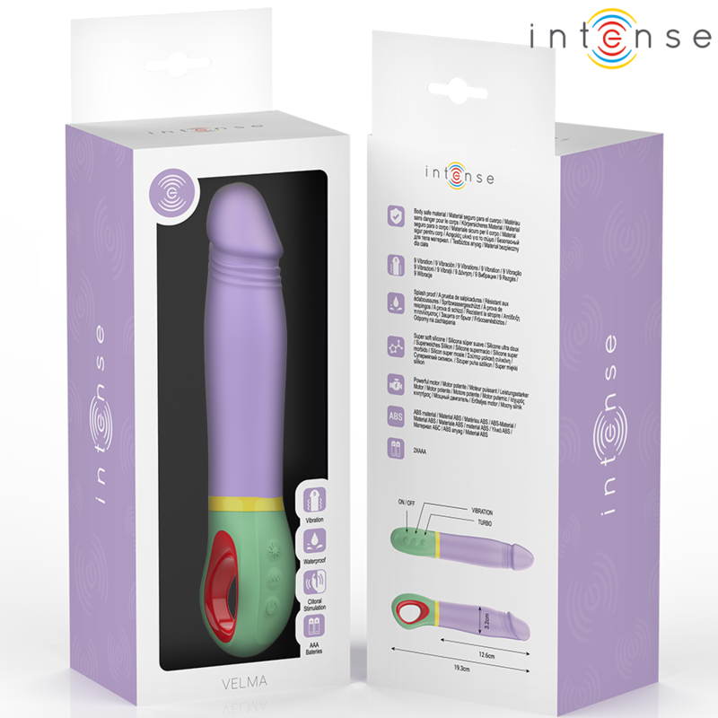 Vibromasseur Classique Velma Violet - Intense