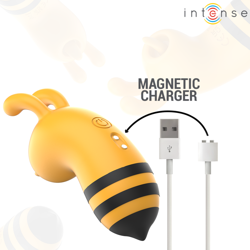 Stimulateur Clitoridien Maya Forme Abeille Jaune - INTENSE