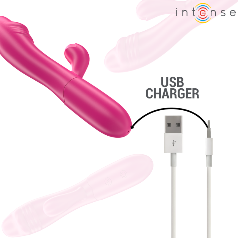 Vibromasseur Ivy Flexible Langue Stimulante Rose - Intense