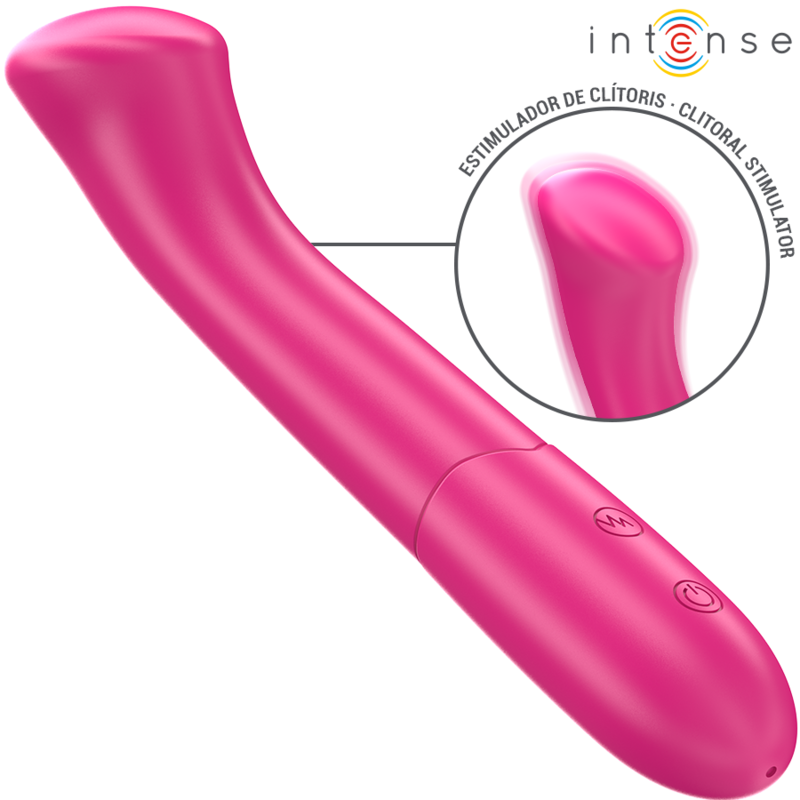 Vibromasseur Paty Flexible 19cm Rose - Intense