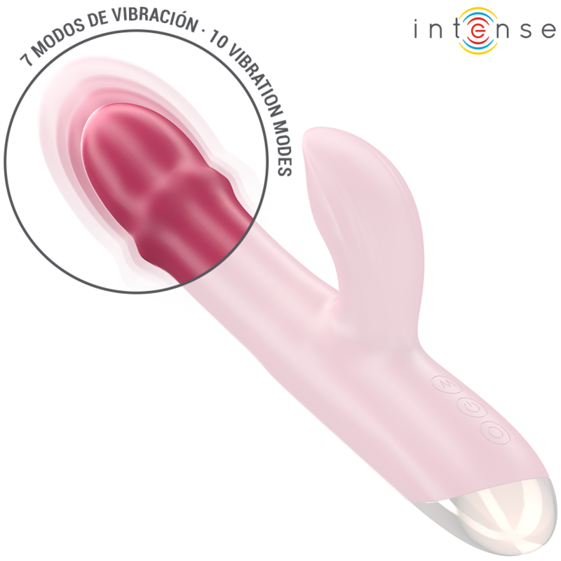 Vibromasseur Chloe Multifonction 3 en 1 Rouge - Intense