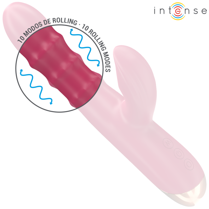 Vibromasseur Chloe Multifonction 3 en 1 Rouge - Intense