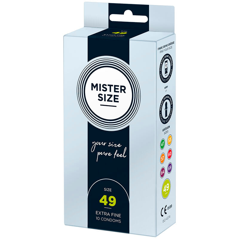 Préservatifs taille S 49 mm Mister Size - boîte de 10 - Mister Size - MISTER SIZE