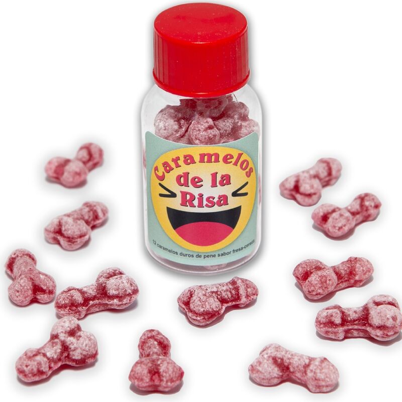 Bonbons Forme Pénis Fraise Cerise 12 pièces - Diablo Picante