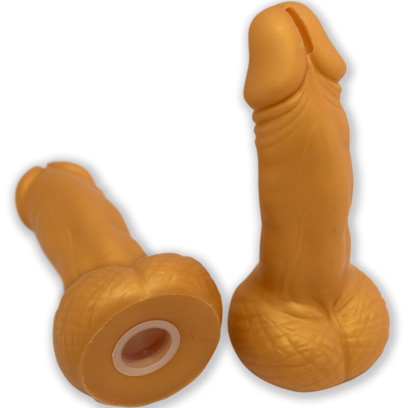 Tirelire Décorative Pénis Doré 22,5 cm - Diablo Picante