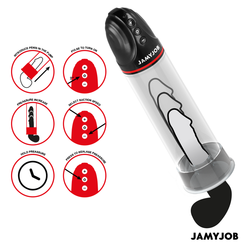 Pompe d'Extension Automatique Xpand 3 Modes Grise - JamyJob