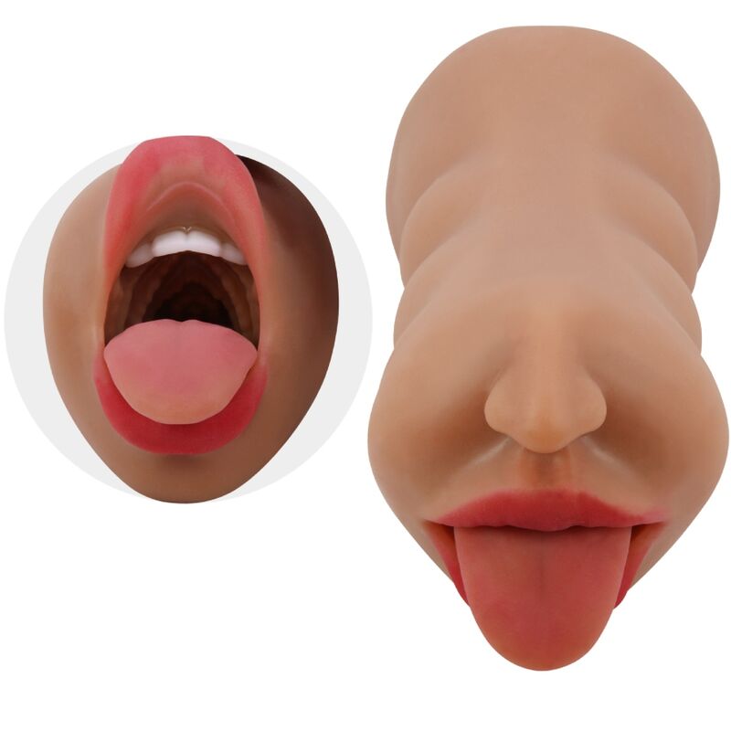 Masturbateur Crazy Bull Sarah Double Bouche & Vagin Chair