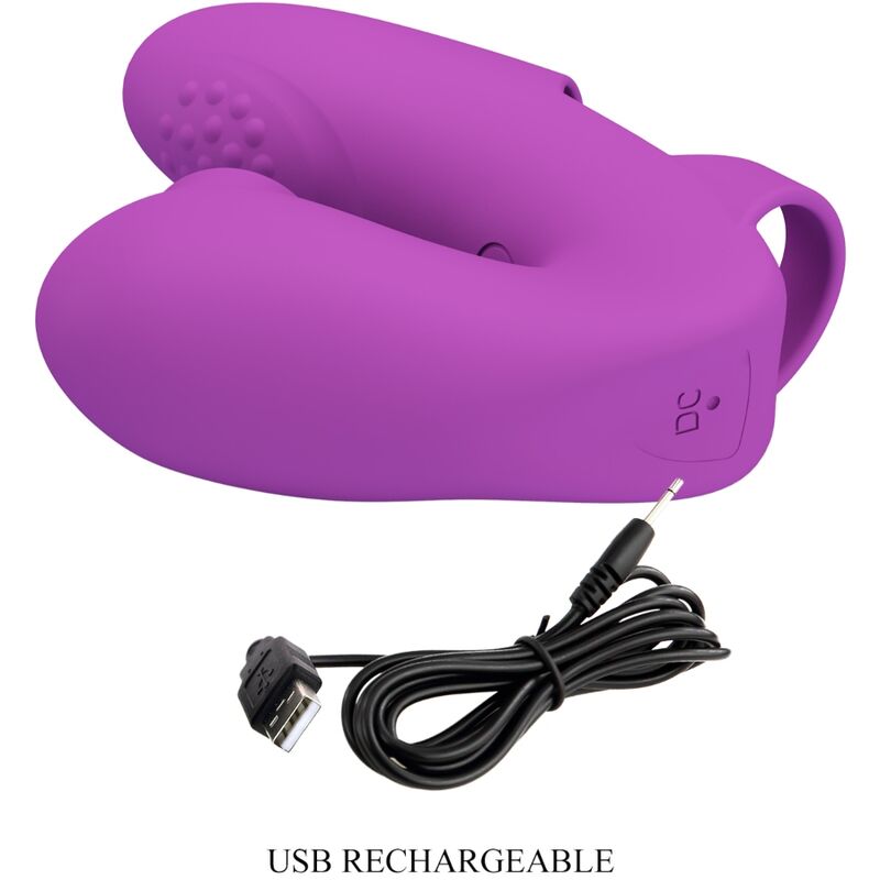 Stimulateur Clitoridien Pretty Love Doigt Vibrant Violet