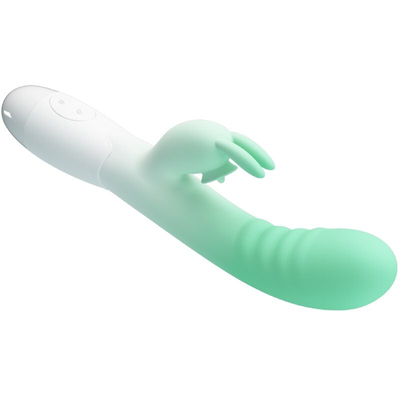Stimulateur Rabbit Cerberus 30 Modes Vert - Pretty Love