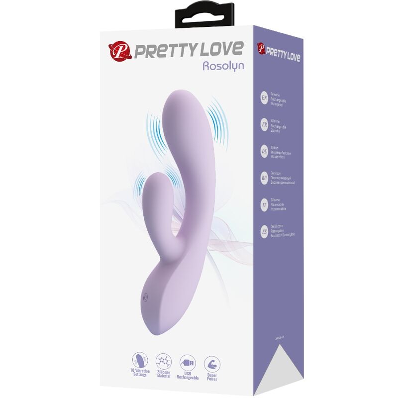 Stimulateur Rabbit Rosolyn Violet - Pretty Love