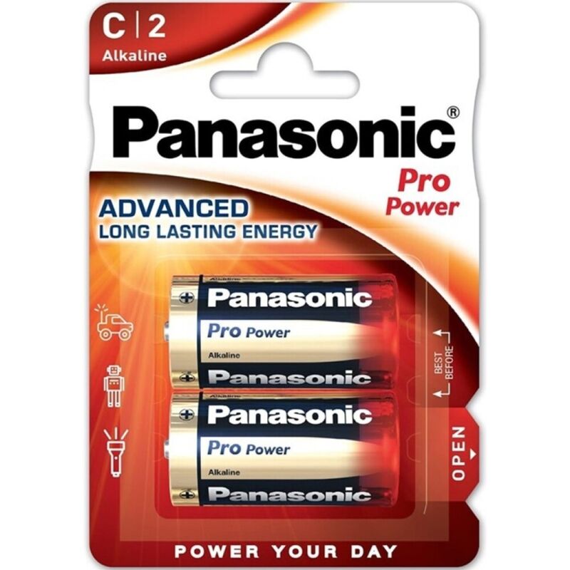 Piles alcalines LR14 C Pro Power lot de 2 - Panasonic - PANASONIC