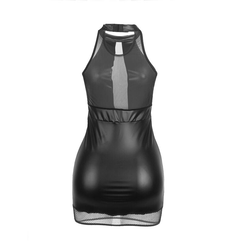 Robe dos nu avec transparences noire L/XL - Subblime - SUBBLIME DRESSES