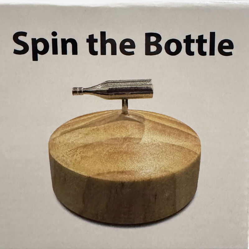 Jeu Érotique Spin the Bottle Élégant Métal et Bois - Kheper Games