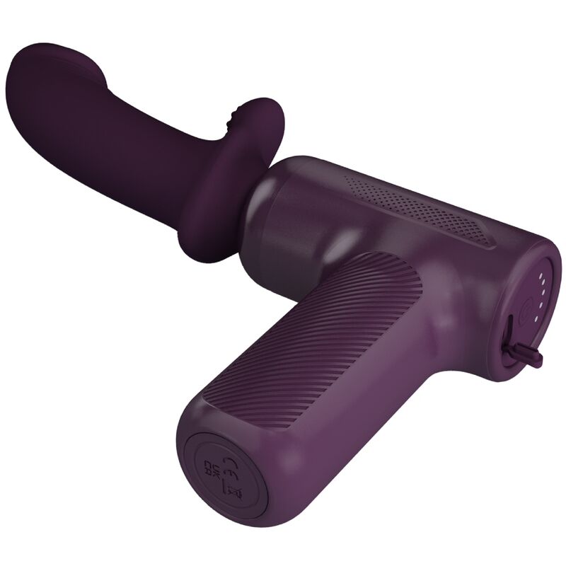 Pistolet de Massage DJ Scholar 5 Réglages Violet - Pretty Love