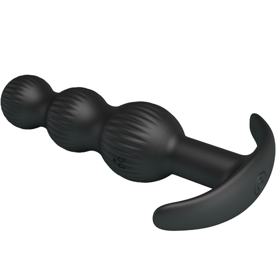 Vibrateur Anal Sidney 10 Vibrations Noir - Pretty Love