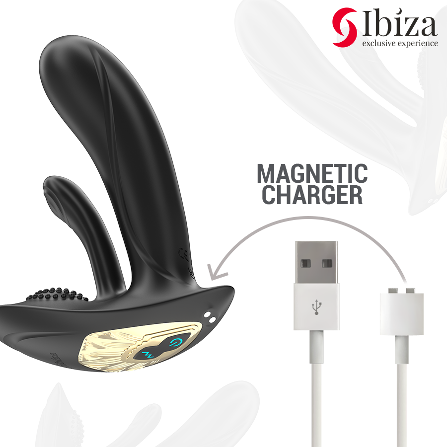 Vibromasseur Double Ibiza Télécommandé Point G et Clitoris