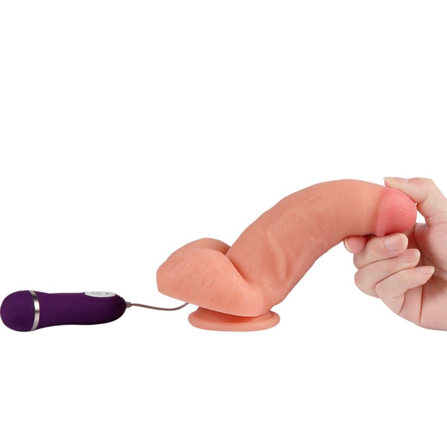Gode Vibrant Red Eagle Télécommandé Rouge 17cm - SHEQU